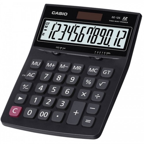 Calculadora de Mesa DZ-12S Preta Casio 2_635809565650085815